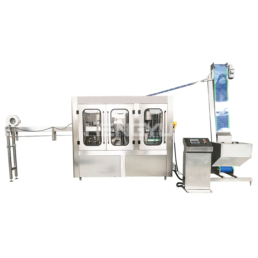 Semi automatic plastic bottle making machine mineral water filling project