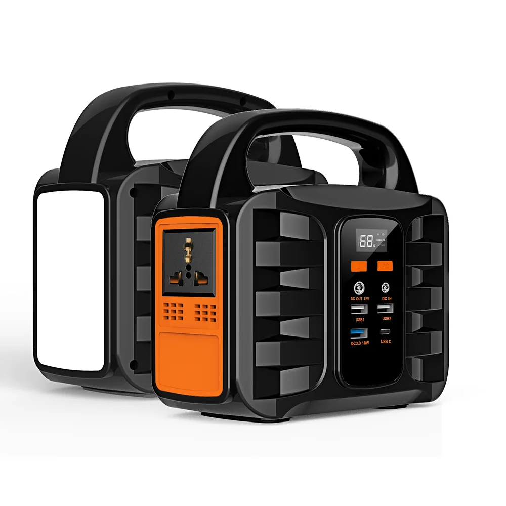 Portable Power Station Solar Generator 3S7P 3.7V 155wh  AC Outlet  with Quick Charge for Car Universal Standard Global