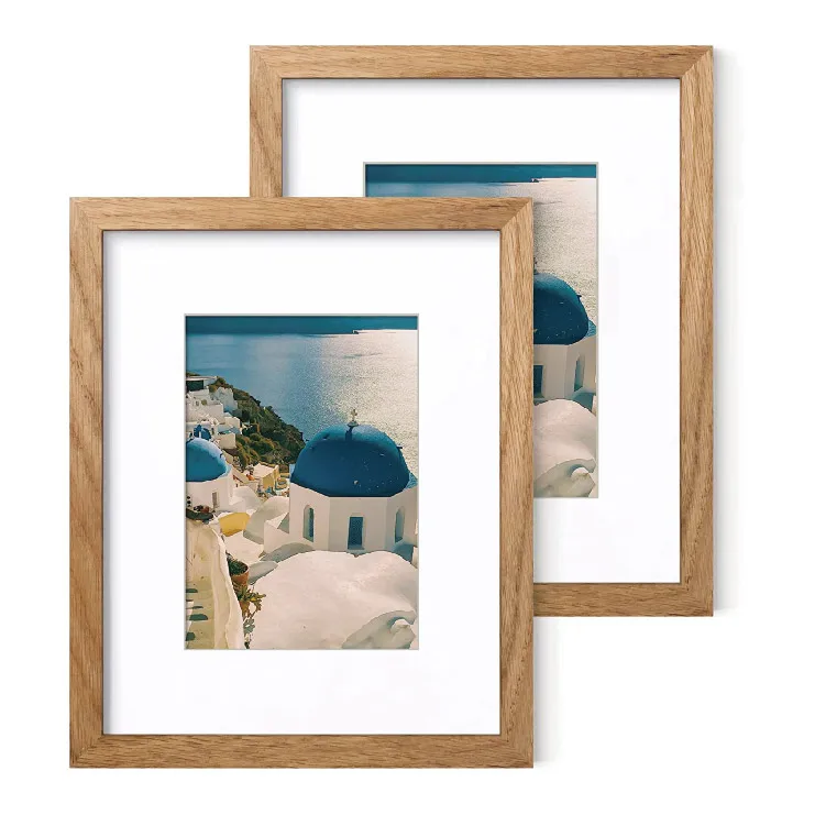 11x14 12x16 12x18 16x20 Frames Photo Albums Accessories Natural Vintage Oak Grain Wooden Photo Picture Frame For Wall Display