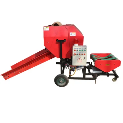 
baler silage machine Corn silage mini round bale wrapping machine for dairy farm silage baler wrapper 