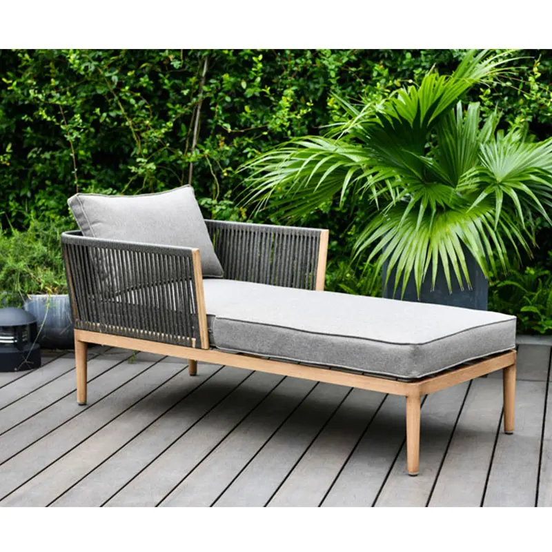 
LUSS Hot Design Pool Furniture Rattan Outdoor Pool Lounger Outdoor Sun Aluminium Sun Lounger 