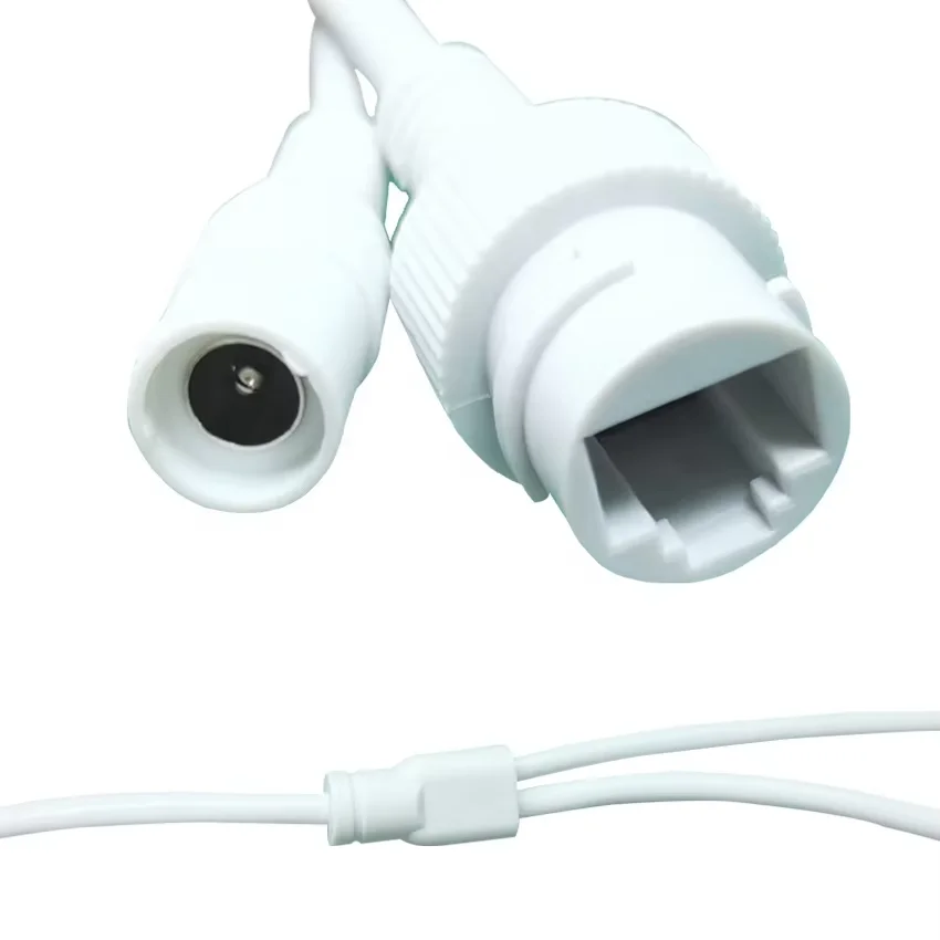 RJ45 IP Cable 9pin DC Waterproof LAN for CCTV IP Camera Security System Board Module