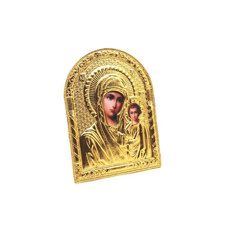 Christian Orthodox Church Supplies Icon of Virgin Mary and baby jesus statue
