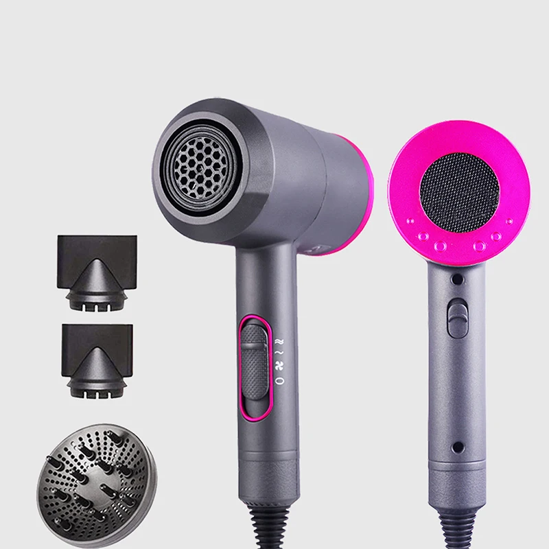 New Hot Sale Hotel Use Hair Blow Dryer Negative One-Step Electric Wireless LED Holder Dryer Professional Salon Ionic Hair Dryer