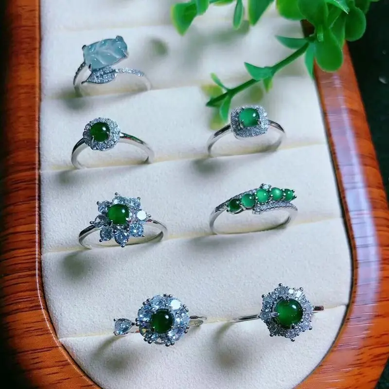 Сертифицированный класс A Jadeite 18K инкрустированный Будда Гуаньинь Ruyi кулон нефритовый изумрудные украшения