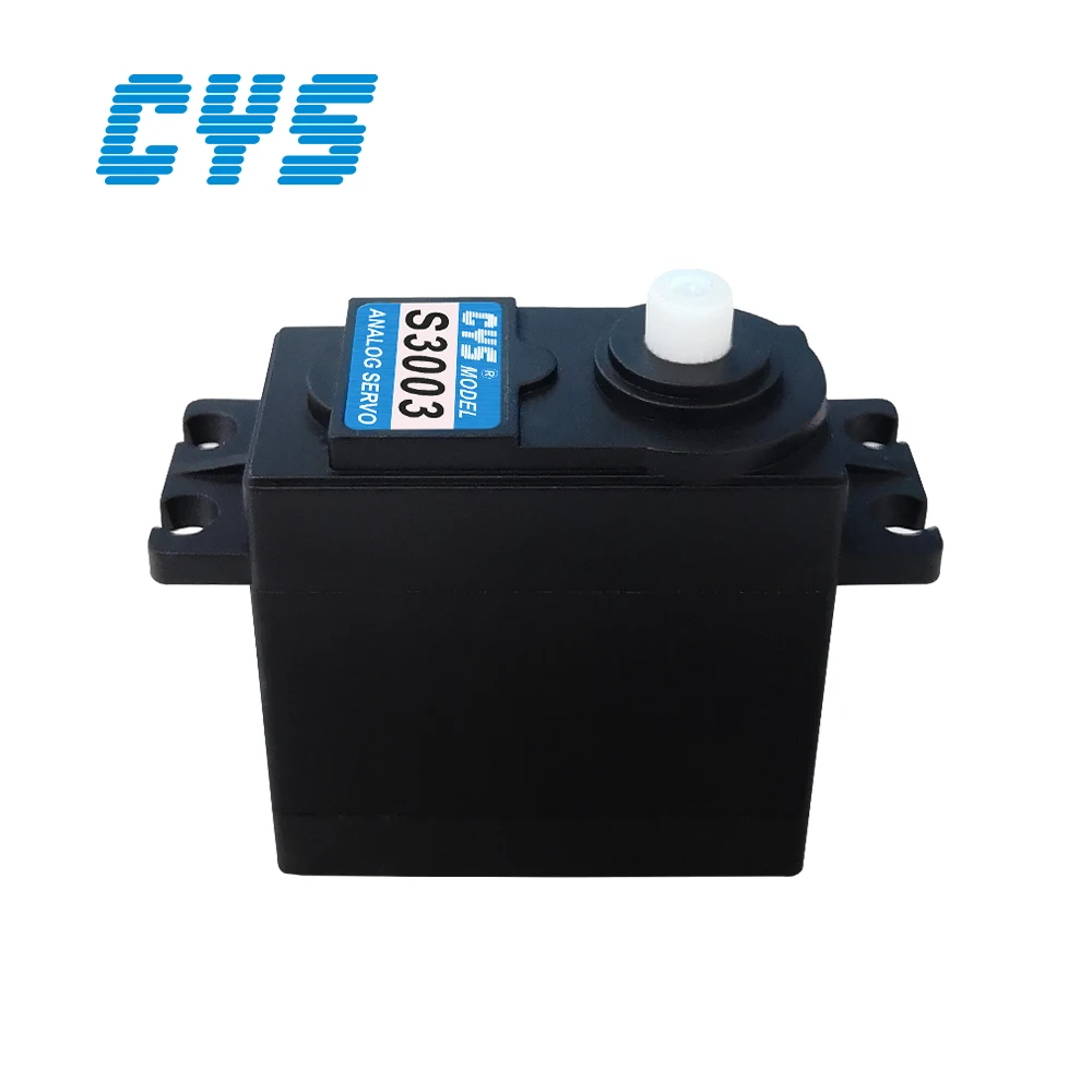 
3.5kg*cm Standard Size Waterproof with Iron Core Motor Analog RC Servo, CYS-S3003 Servo for 1:10 RC Car 
