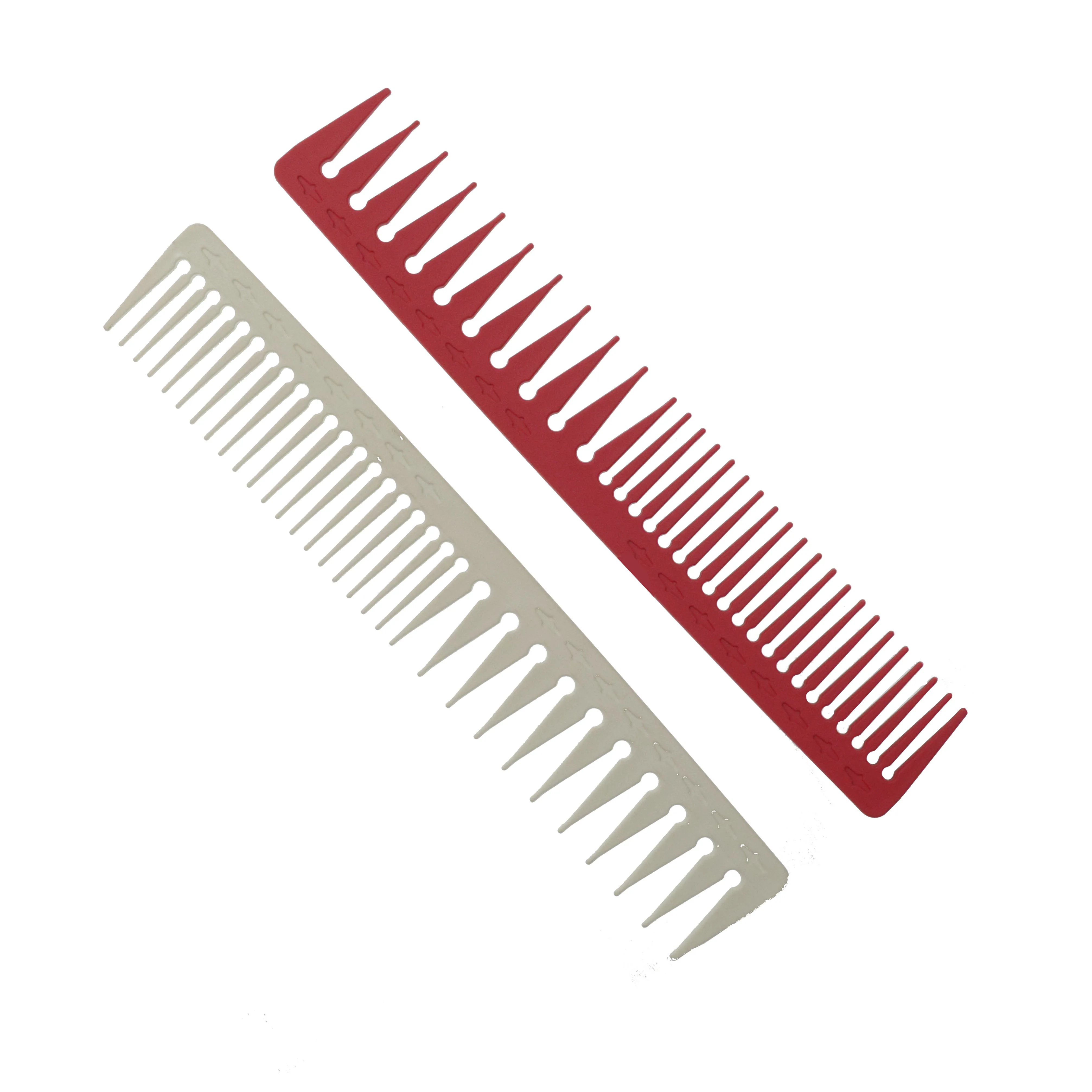 Professional Custom Logo Personalized Wide Tooth Carbon Comb Heat Resistant Salon Antistatic Hair Cutting Comb