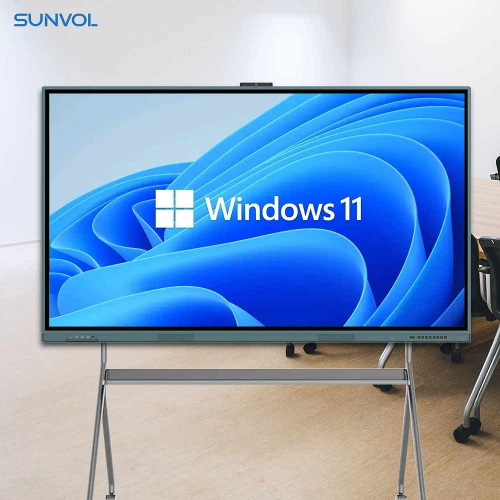 2023 система Windows android 98 дюймов Интерактивная доска с ops плоская панель для обучения