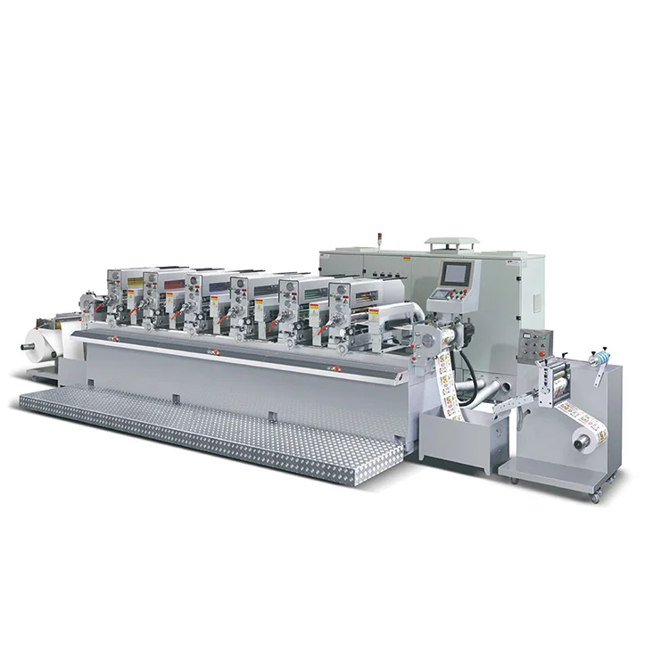 HX-280 letter press flex sticker multi color silk screen offset printing machine price