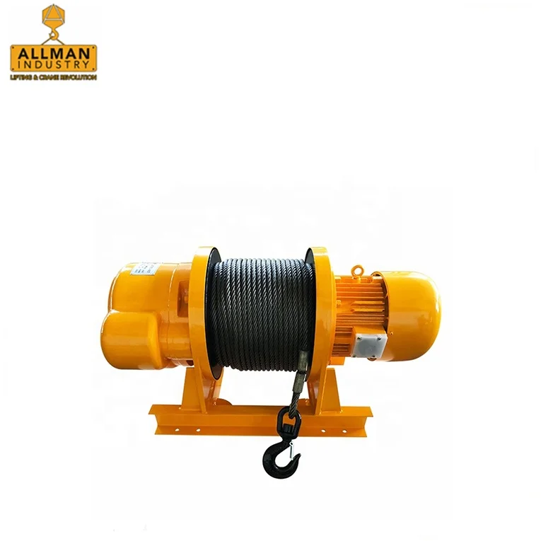 Hot selling 3000kg electric winch 380V 415V electric wire rope winch