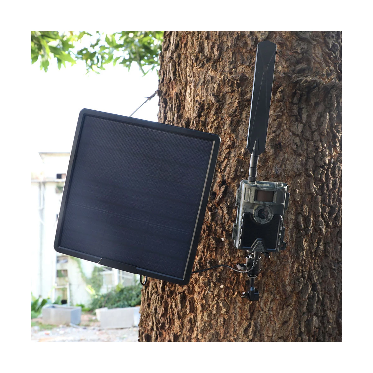 10w 6v Solar Panel Charger with Battery 25000mAh built in battery with 6v/9v/12v DC output for Spypoint Solar Panel Hunting