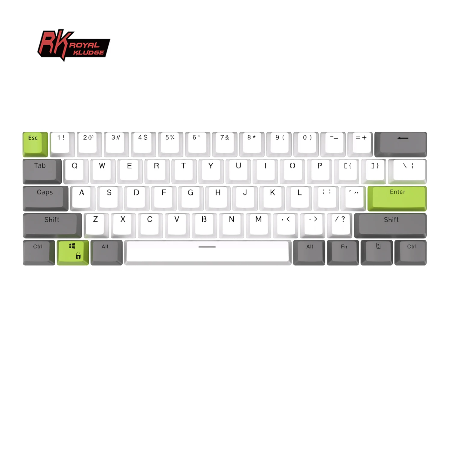 Royal Kludge rk61 custom artisan 3d anime figure resin keycaps backlit keycaps spanish white gaming blank pbt keycaps