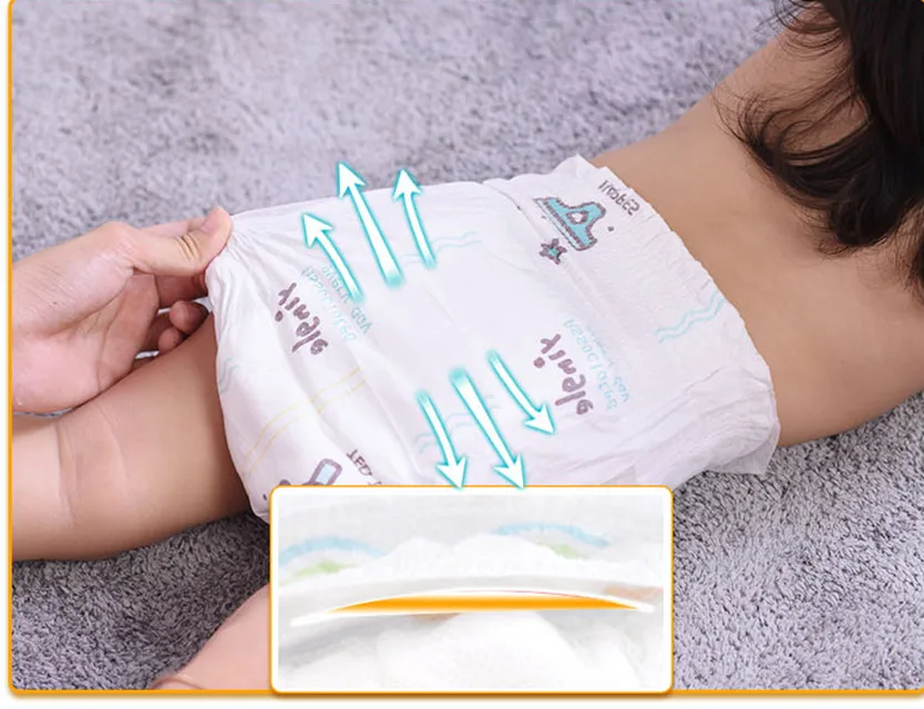 Japanese generic Baby Diaper Girls with super absorption