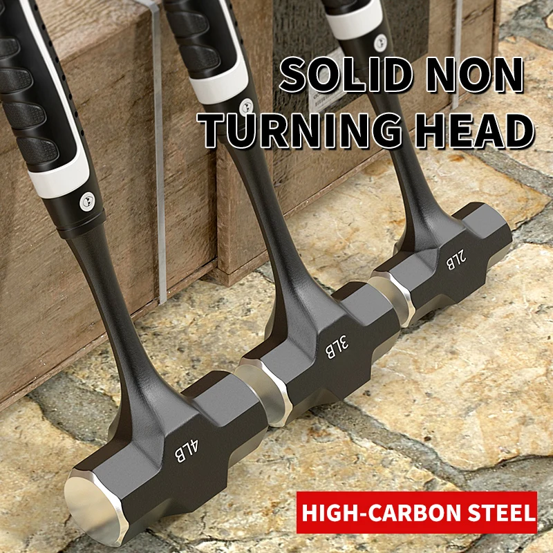 Heavy octagonal hammer multifunctional integrated hammer solid hammer tool