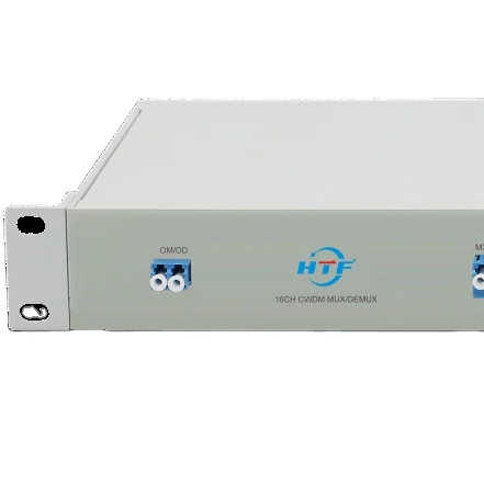 16CH DWDM MUX DEMUX двухволоконная стойка 1U крепление