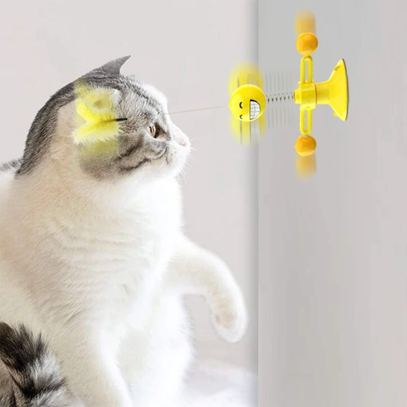 Funny Cat Teaser Stick Pet Interactive Set Toy with Feather Wire Chaser