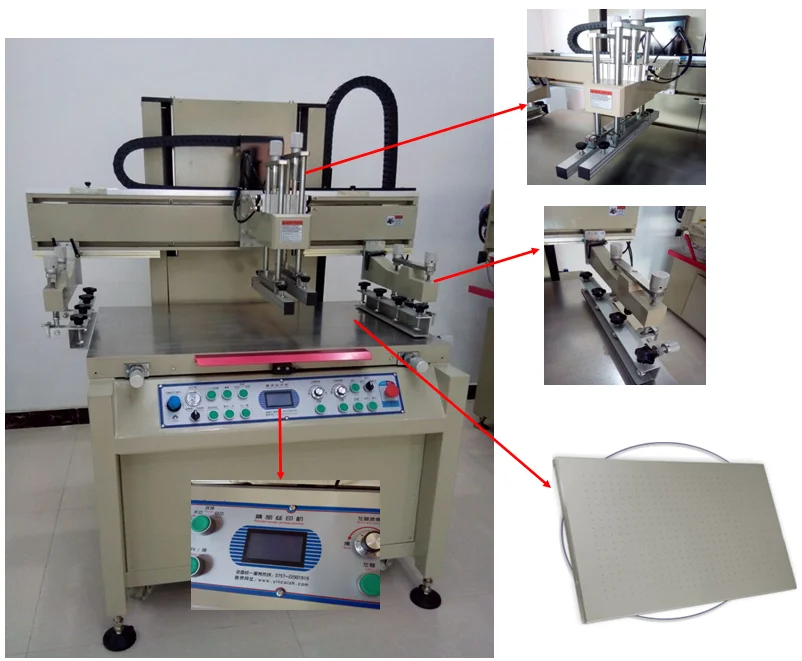 Digital Semi Automatic Flat Silk Screen Printing, Serigrafia Printing Machine for Sale in China