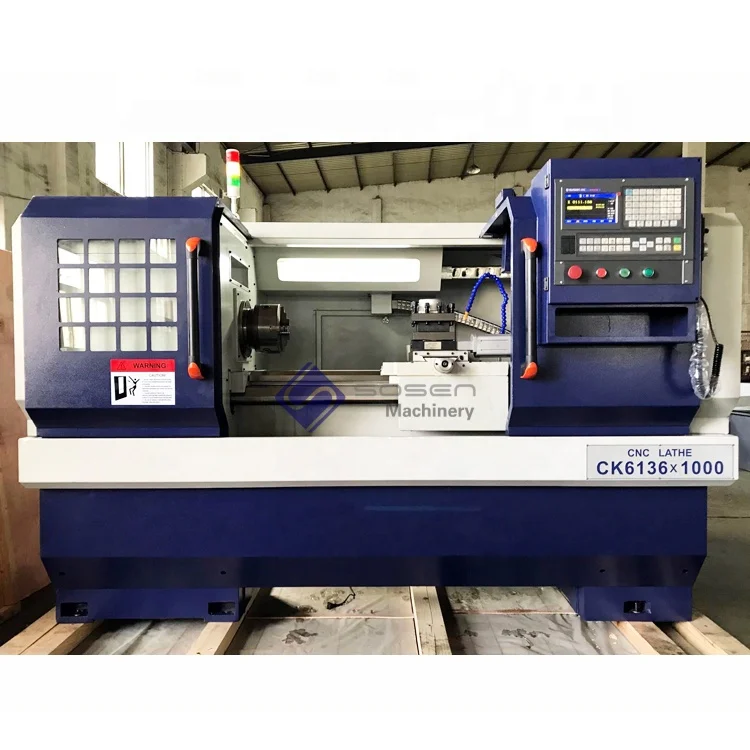 CK6136x750 Mechanical gearbox lathe machine flat bed cnc lathe