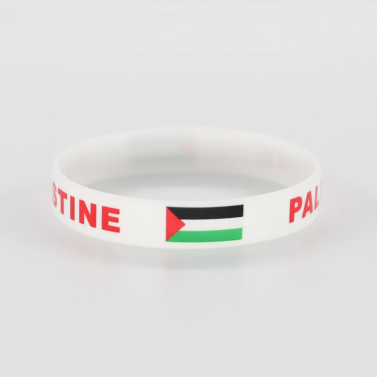 Wholesale Custom  287 Countries National Flag Pattern Wristbands Printed Silicone Bracelets Football Israel Palestine Fans Gifts