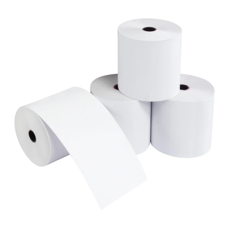 80X80mm 57X40mm Factory Direct Thermal Paper Roll 80mm Cashier Paper POS ATM Bank Receipt Roll