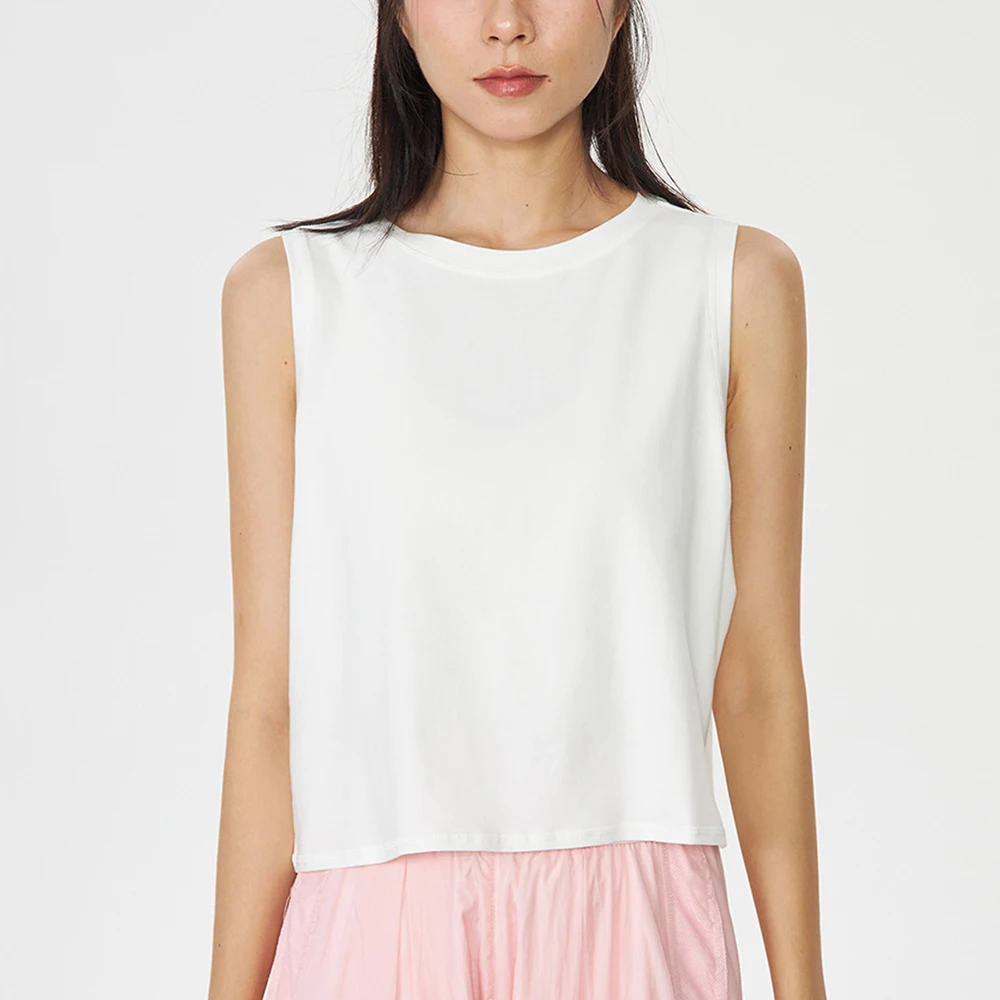 Hot selling Lulu with the same design yoga wear women sports short sleeveless shirt