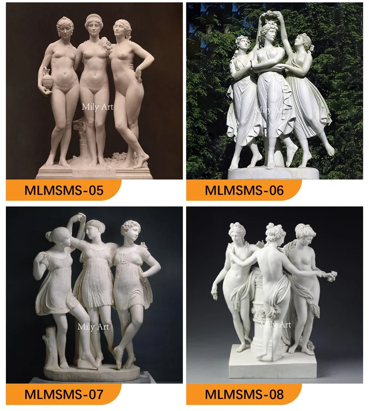 Marble Three Beauty Statue