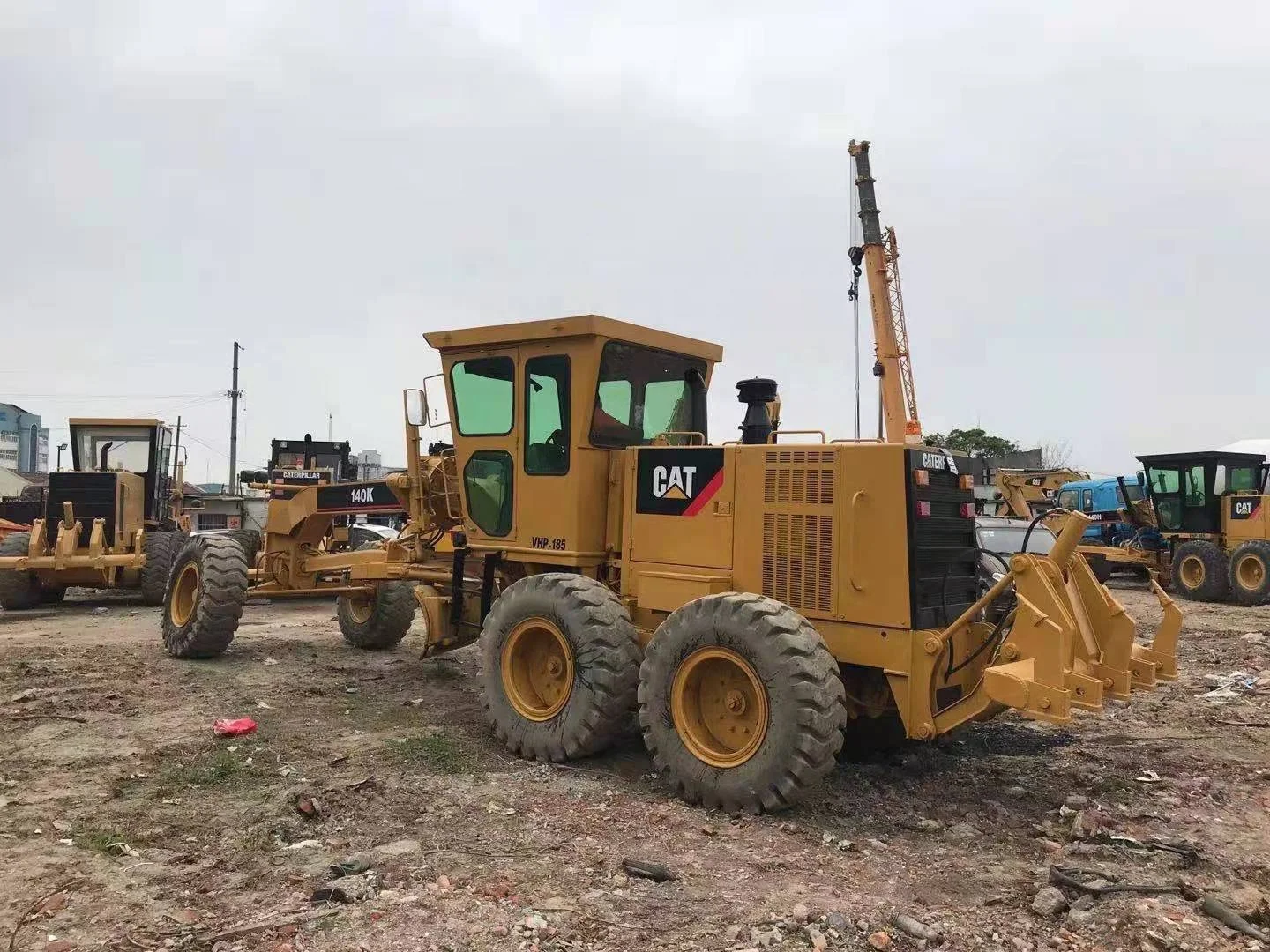 Эффективные низкие цены хорошее состояние б/у автогрейдеры CAT 140K Caterpillar machinery машины 140k