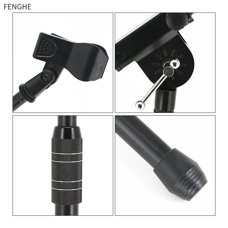 M-750 OEM Factory Metal Microphone Adjustable Stand Studio Mic Stand Microphone For Live Broadcast