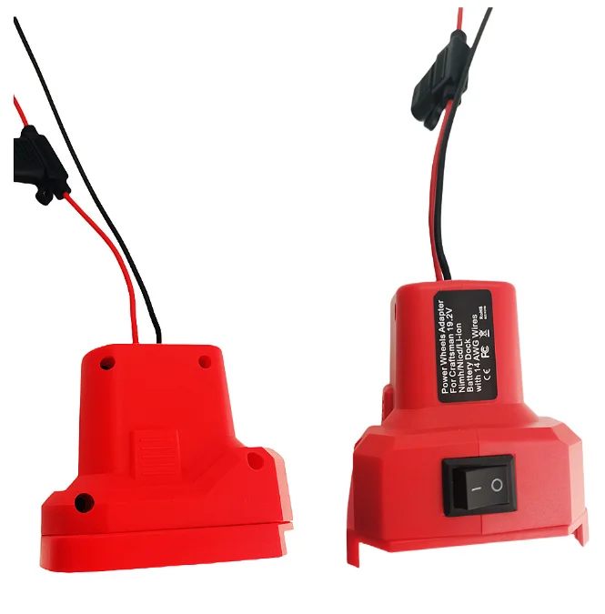 DIY adapter for Craftsman Battery,19.2V Battery DIY Converter Kit with Switch,30Amp Fuses 14AWG Wire Power Wheels Adapter