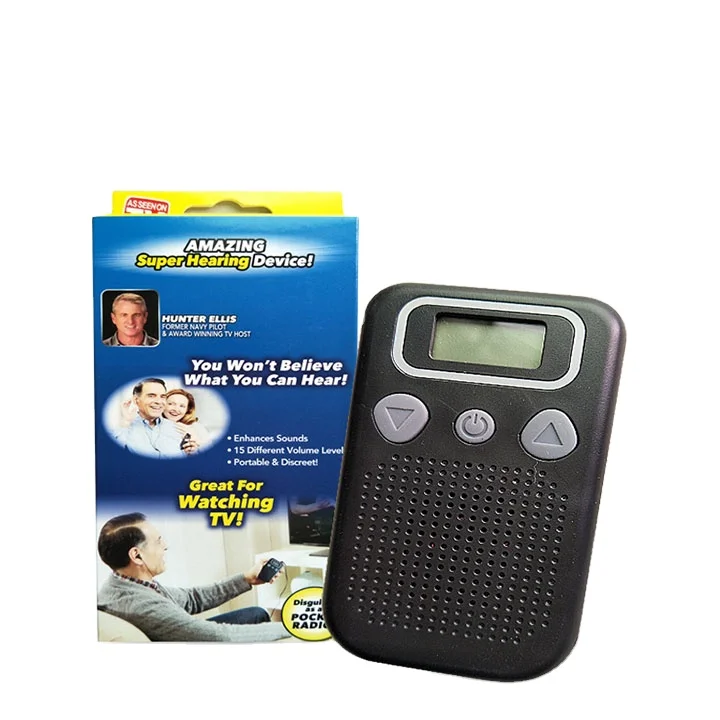 The latest products are all digital electronic hearing aid sound amplifiers designed for the elderly and the hearing impaired