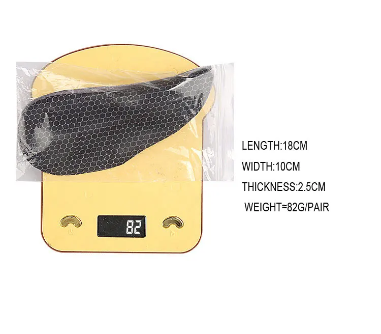 Hot selling gel material can be washed and not easily deformed Rear arch pad for foot