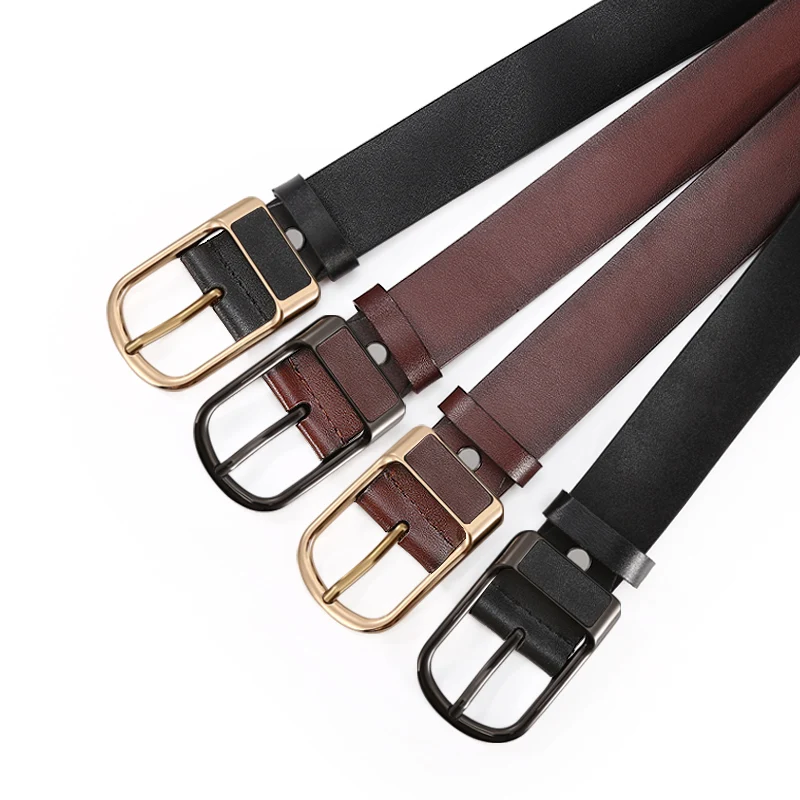 TPU-2 Factory WholeSale Fashion leisure business Pin Buckle Straps TPU Leather Luxury Belt Leather Men