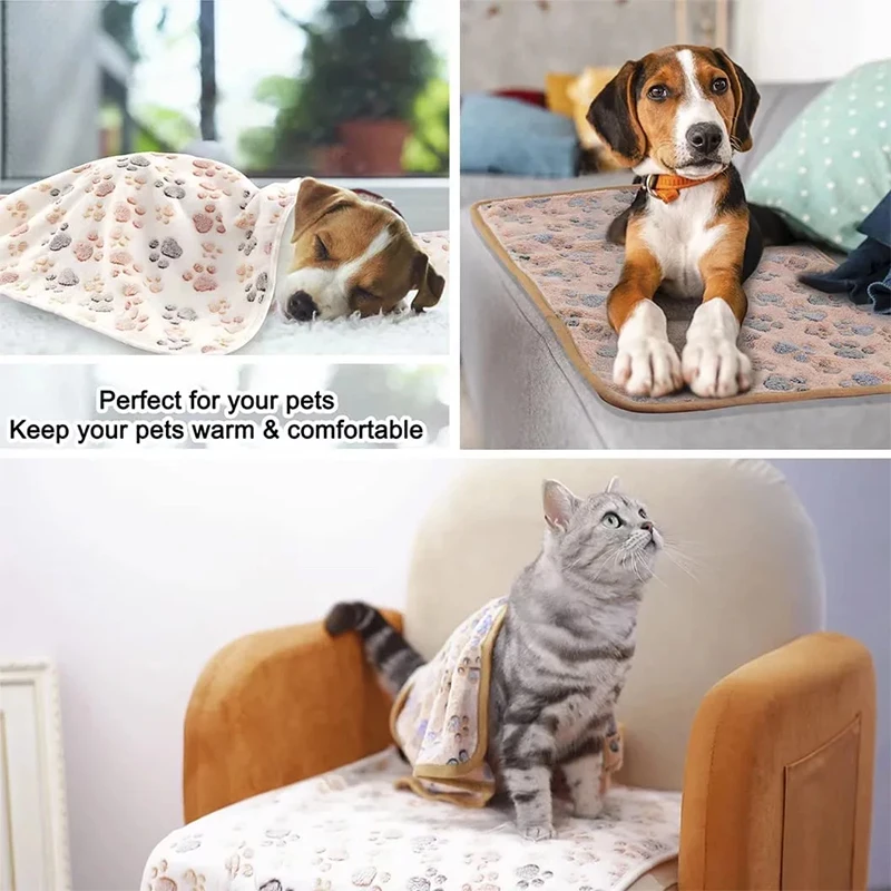 Custom Comfortable Soft Warm Cute Car Fluffy Flannel Fleece Pet Cat Dog Blankets for Small Large Dogs