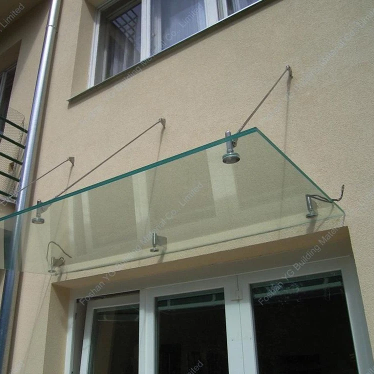 Foshan, стеклянный дверной навес с креплением паука