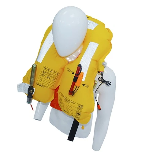Inflatable life jacket CCS certification Automatic manual neck type adult scarf type inflatable life jacket.