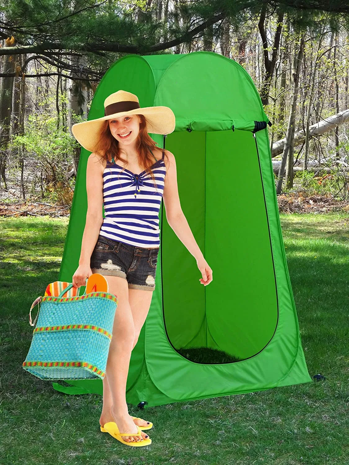 Easy Set Up Pop Up Pod Changing Room Privacy Tent-Instant Portable Outdoor  Camping & Beach Shower Tent,with Carry Bag