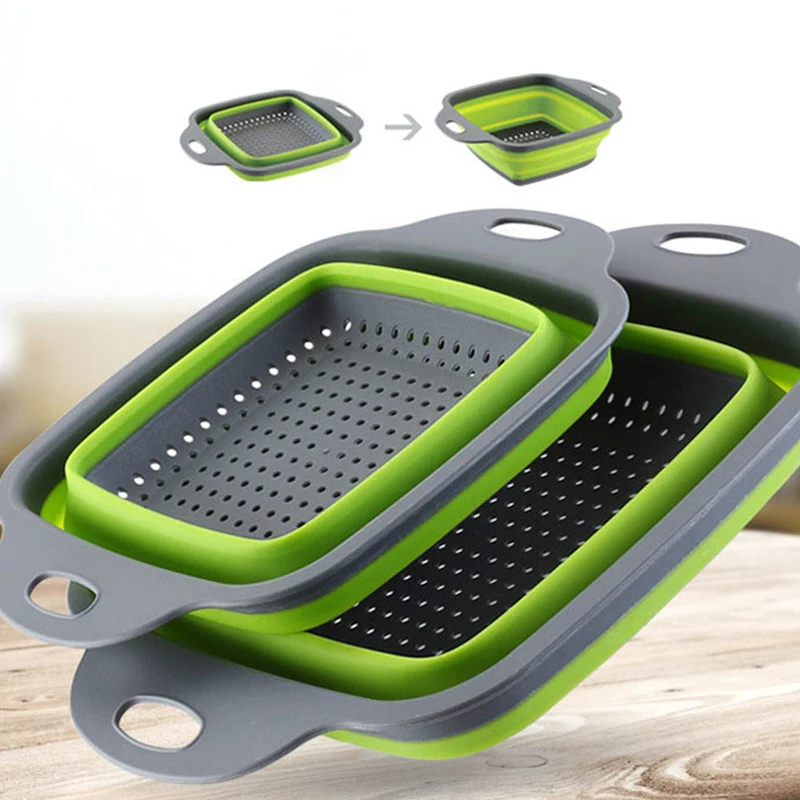 Hot Sell Rice Food Washing Strainer Kitchen Fruit Vegetable Plastic Sink Strainer