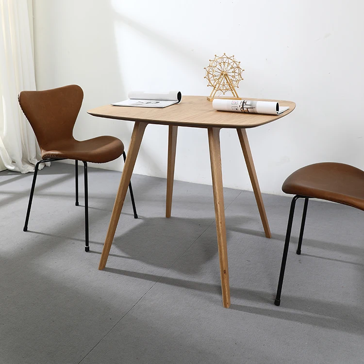 Original Factory Newest Natural Oak Low Price Restaurant Solid Wood Dining Table For Sale