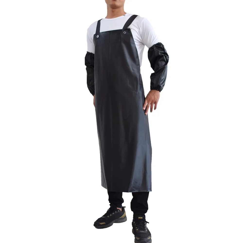 2020 hot sell heavy duty oil-proof plastic tpu bucther apron