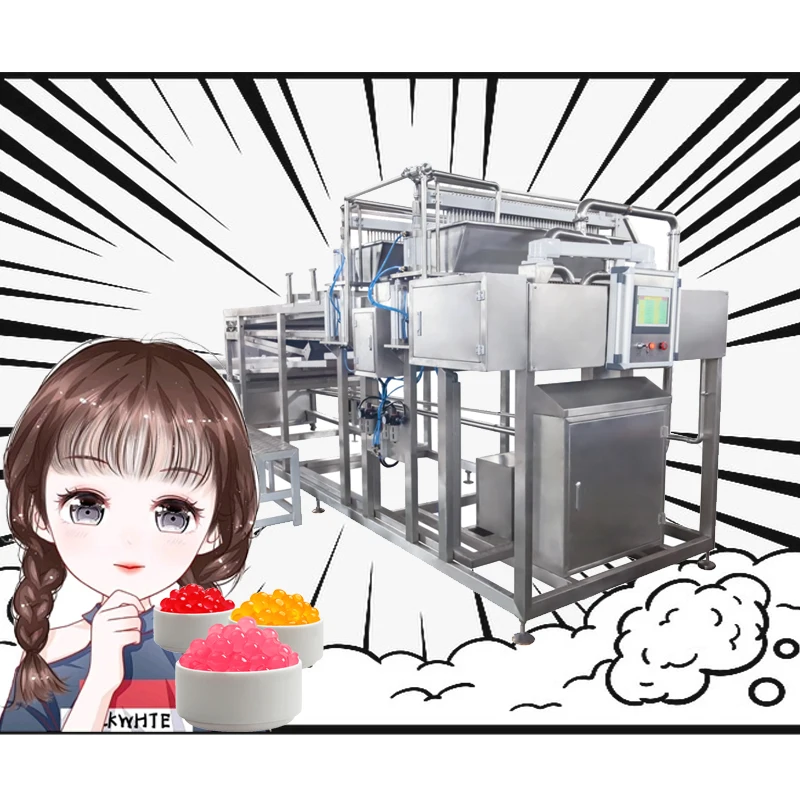 2025 Hot Selling Boba Popping Machine Fruit Juice Ball Production Line From China
