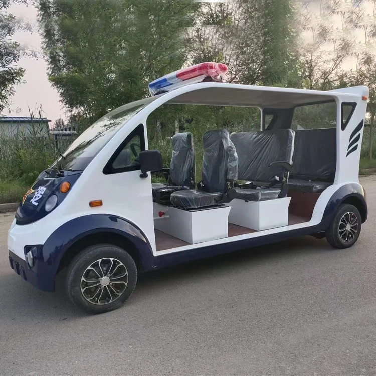 Factory Prices Classic Eco-Friendly 4-Wheeled 4-5-seater open electric patrol car