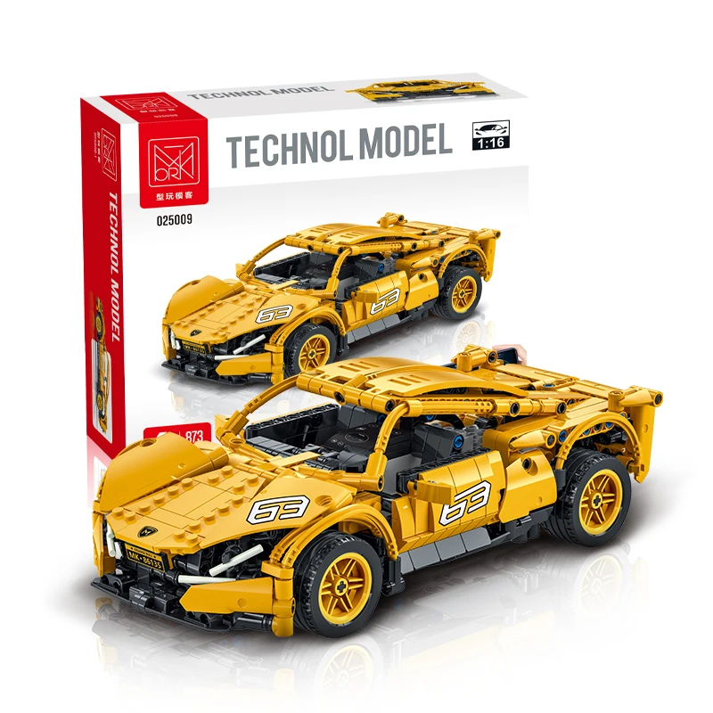 Строительный набор Technol Lambor ghini Классическая модель суперкара комплект для взрослых или автолюбителей гоночный автомобиль