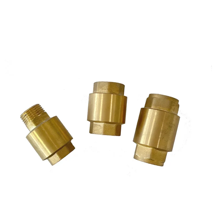 Best price superior quality copper brass spring check valve , water male thread vertical check valve 3/4 inch