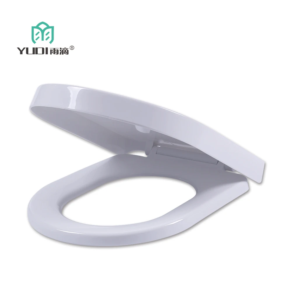 High quality bathroom  plastic toilet seat cover with slow down for toilet lid with rim material durable nice smooth