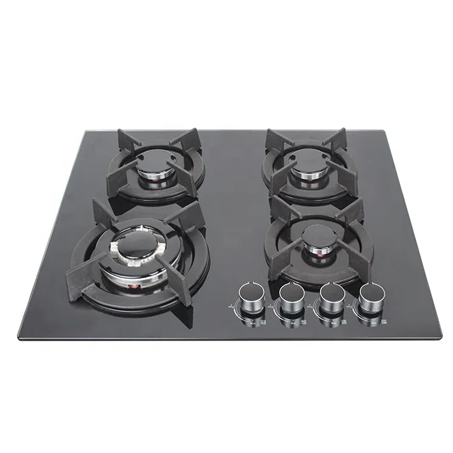 cast iron gas stove gas cooker 4 burner brass burner  gas hob