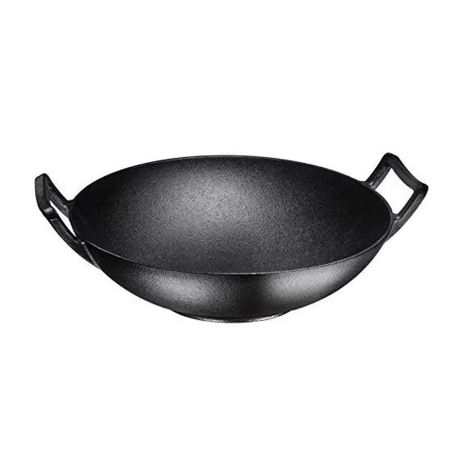 cast iron wok pot