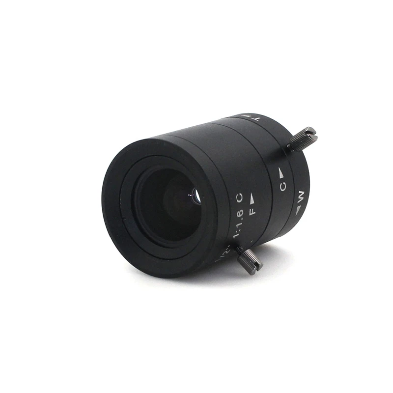HD 5MP Zoom 6-12mm C-Mount Machine Vision Lens Without Distortion Professional Industrial Camera Lens