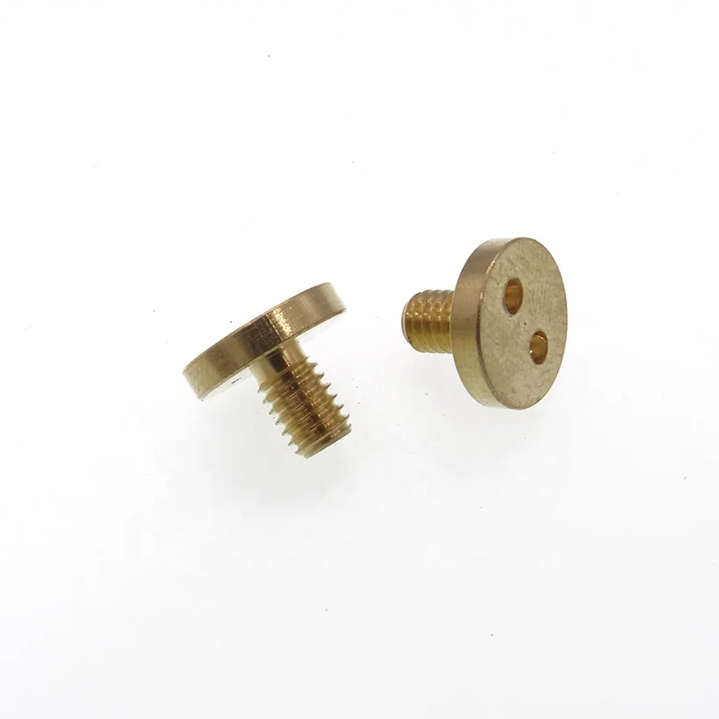 Security screws 3-hole anti-theft brass one-way security screws