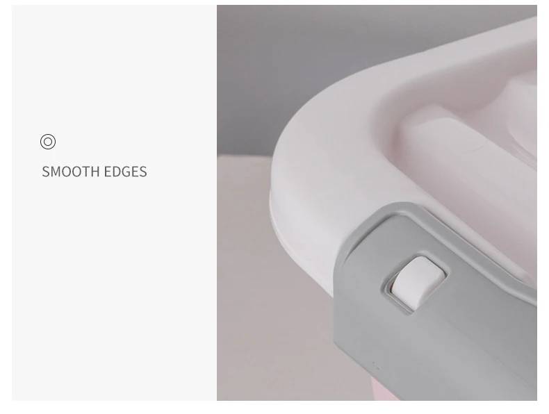 Furniture storage High quality material Large Laundry Clothes Transparent Plastic Storage Boxes for Household