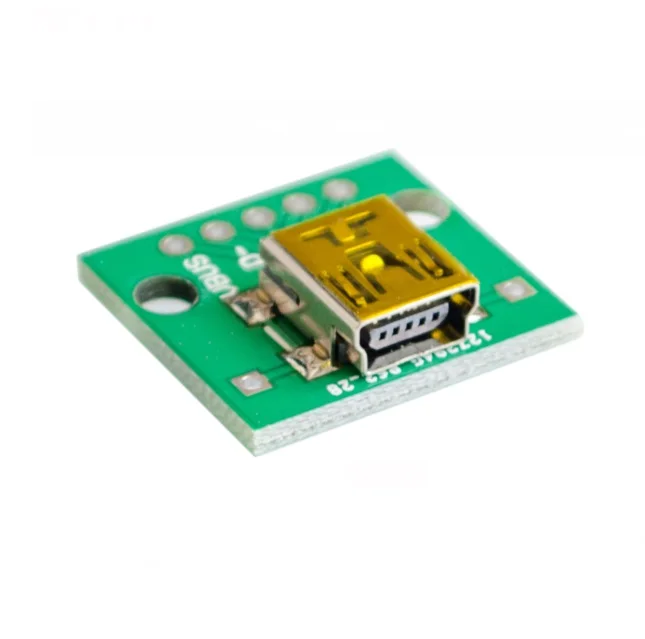 Mini USB to DIP Adapter Converter for 2.54mm PCB Board DIY Power Supply USB-02 New Wholesale